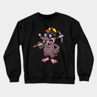 Miner Mole Crewneck Sweatshirt